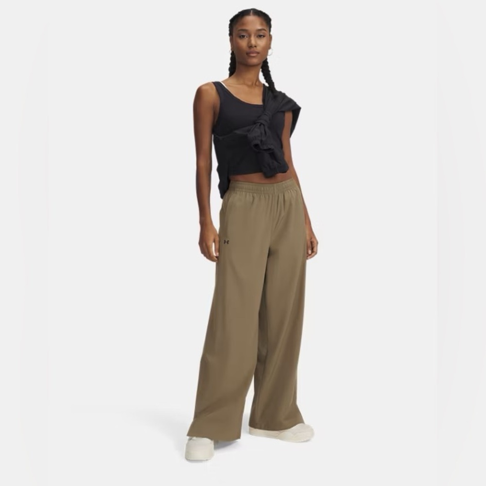 Under Armour Rival Women's Wide Leg Pants Size L NWT